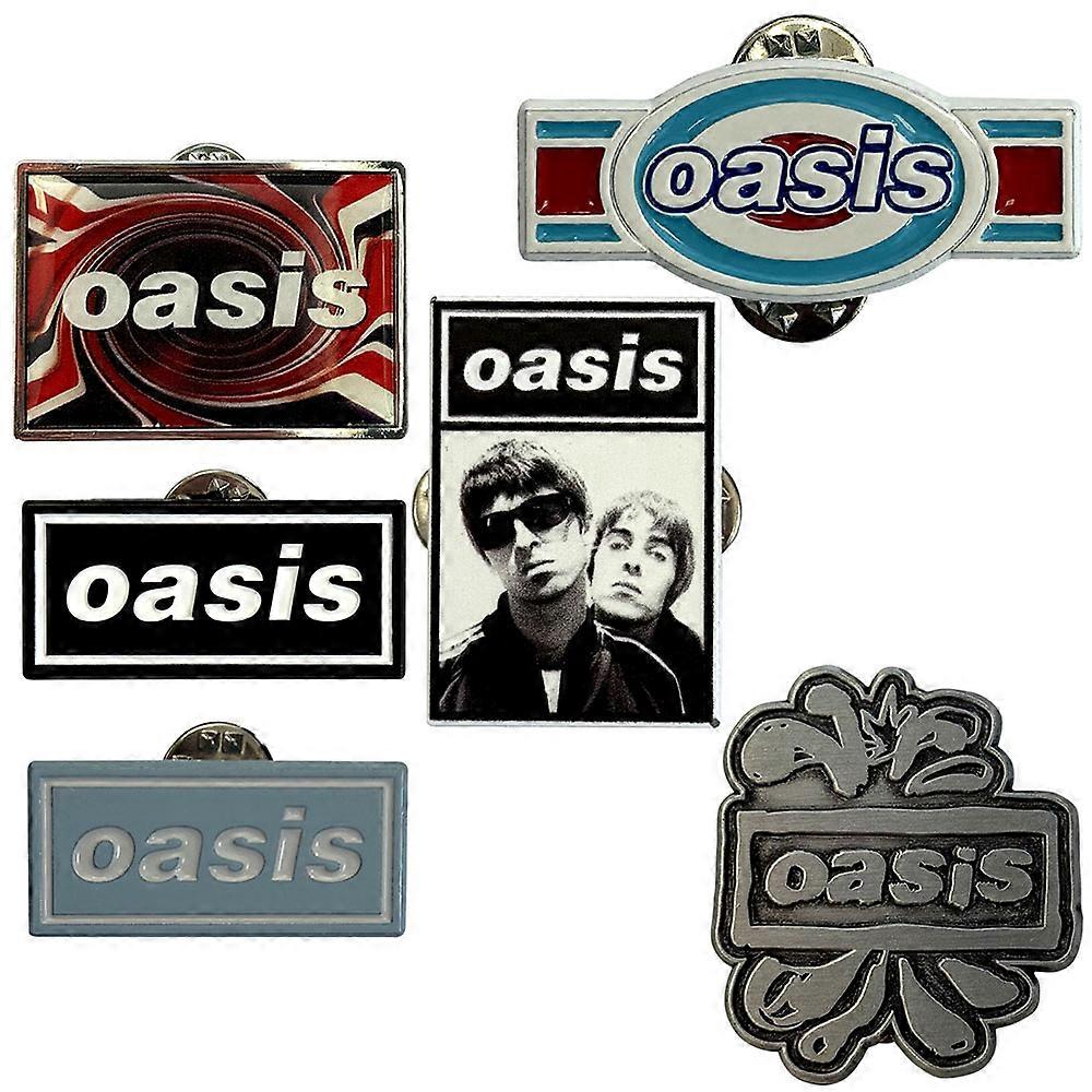 Oasis Band Logo Pin Badge Gift Set