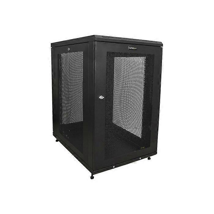 Rack Server - StarTech.com - 18U - 31in Depth - Black - Lockable Mesh Door
