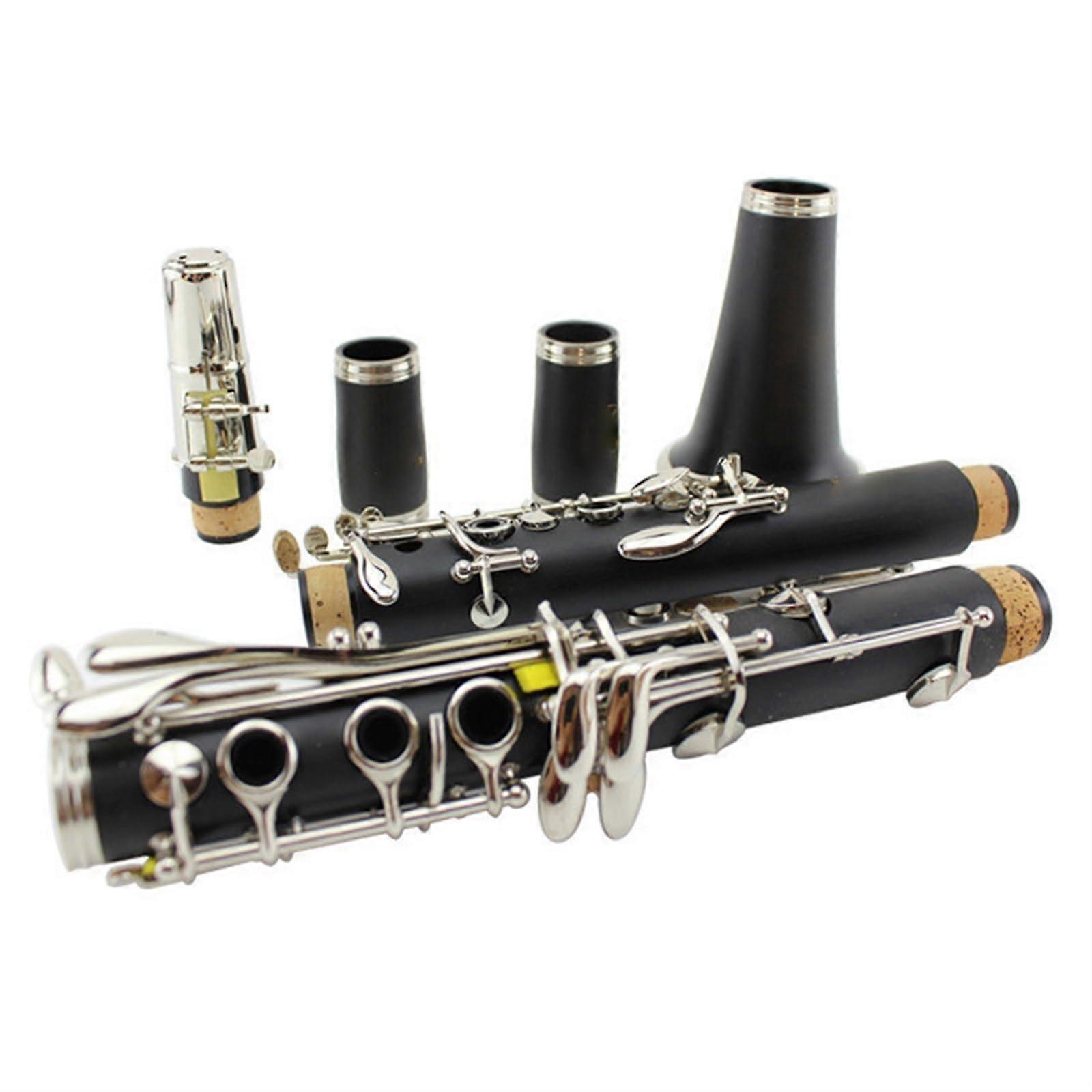 Bb Clarinet for Beginners 17Key Bakelite Student Instrument with Stable B Flat Tuning