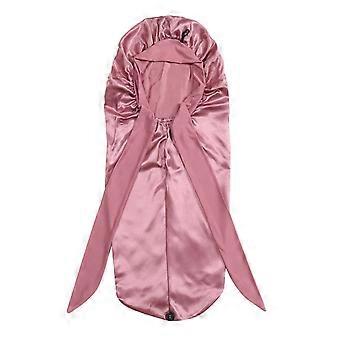 Long Shower Cap For Sleeping Hair Care Bow Design Super Soft Satin Lined Night Cap For All Hair Types Including Natural Hair