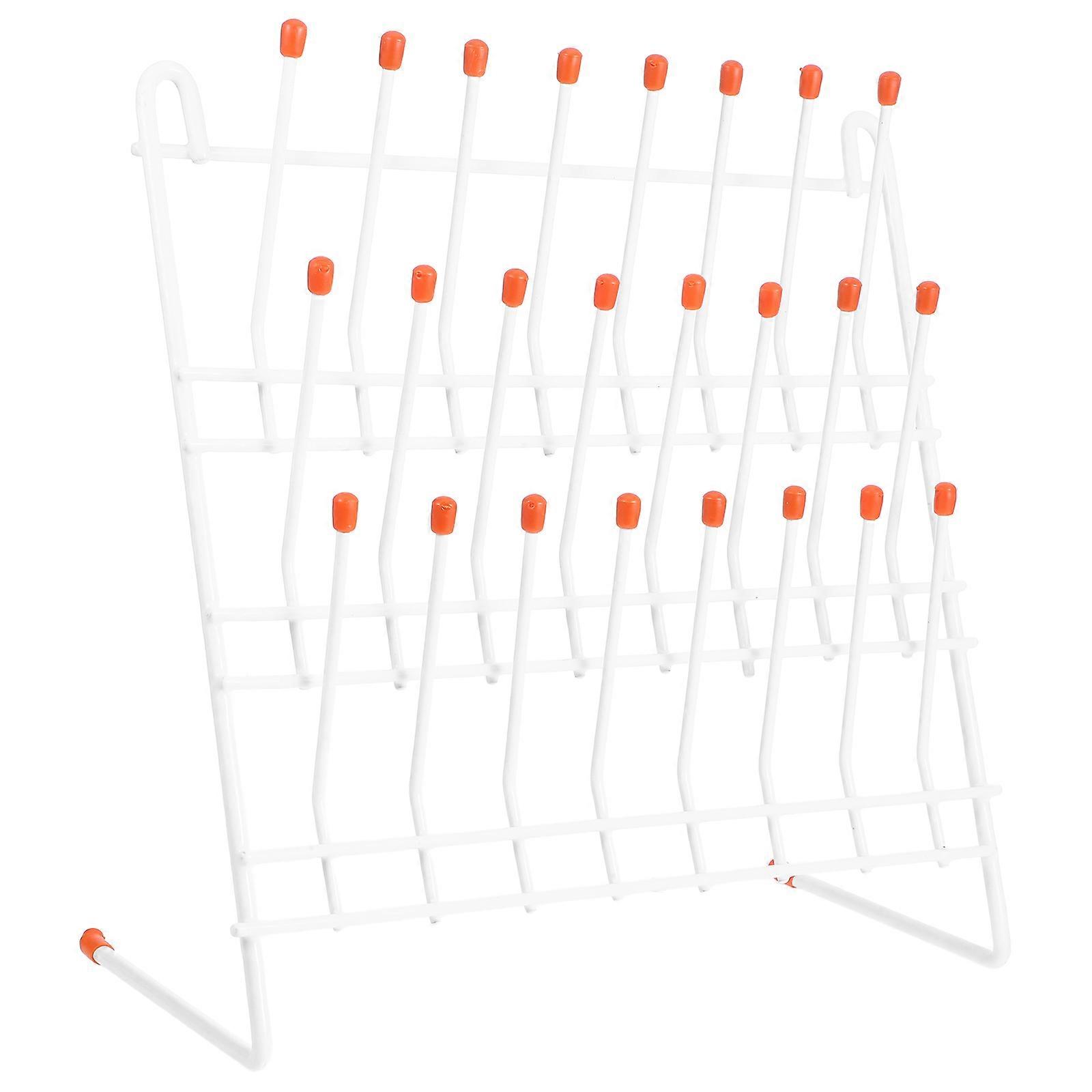 1pc dryppende vannstativ testrør plugg rack laboratorium beger tørkeholder