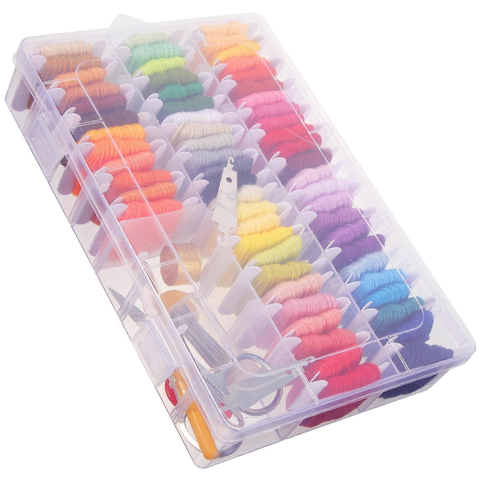 Embroidery Threads Kit for Handcraft Bracelet String Making 1Set Assorted Color