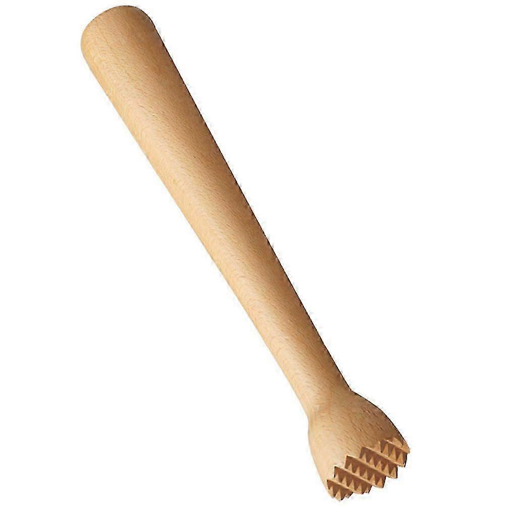 Practical Beech Wooden Cocktail Muddler for Stirring, 1Pcs