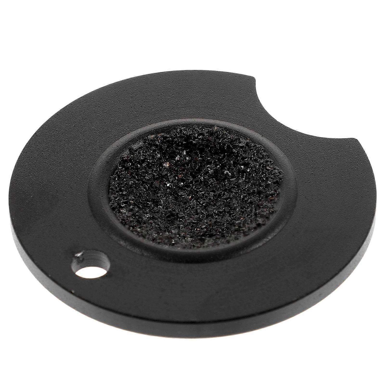 Embout de queue de billard rond en aluminium noir