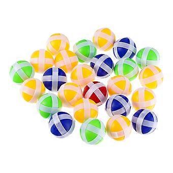 25 piezas de tablero de dardos de tela, bolas pegajosas, bolas de gancho y bucle de dardos, accesorios de juego de dardos para adultos, adolescentes y niños