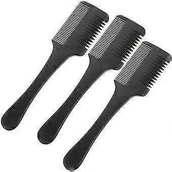 Razor for Trimming with 3Pcs Black Professional Tools