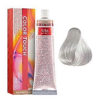 9-86 Very Light Blonde Pearl Violet Wella Color Touch Rich Naturals Ammonia Free 60ml