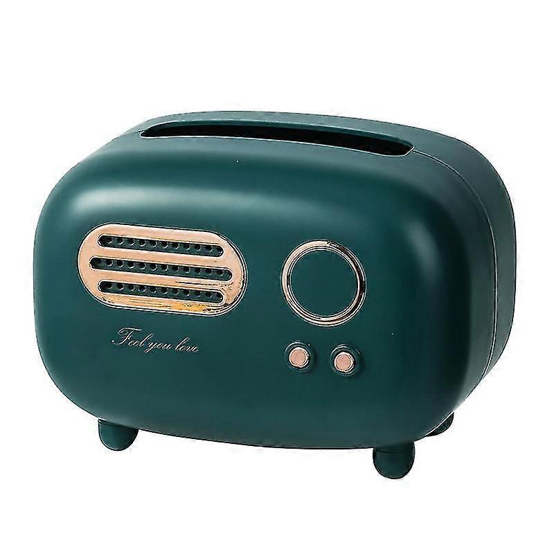Durable And Practical Retro Plastic Tissue Box
