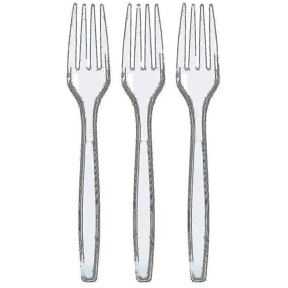 engangs klare plastbestikk engangsredskaper (gafler)