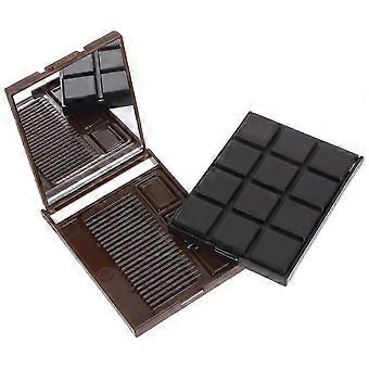 Pocket Mirror with Comb Chocolate Style for Daily Use 2Pcs Set
