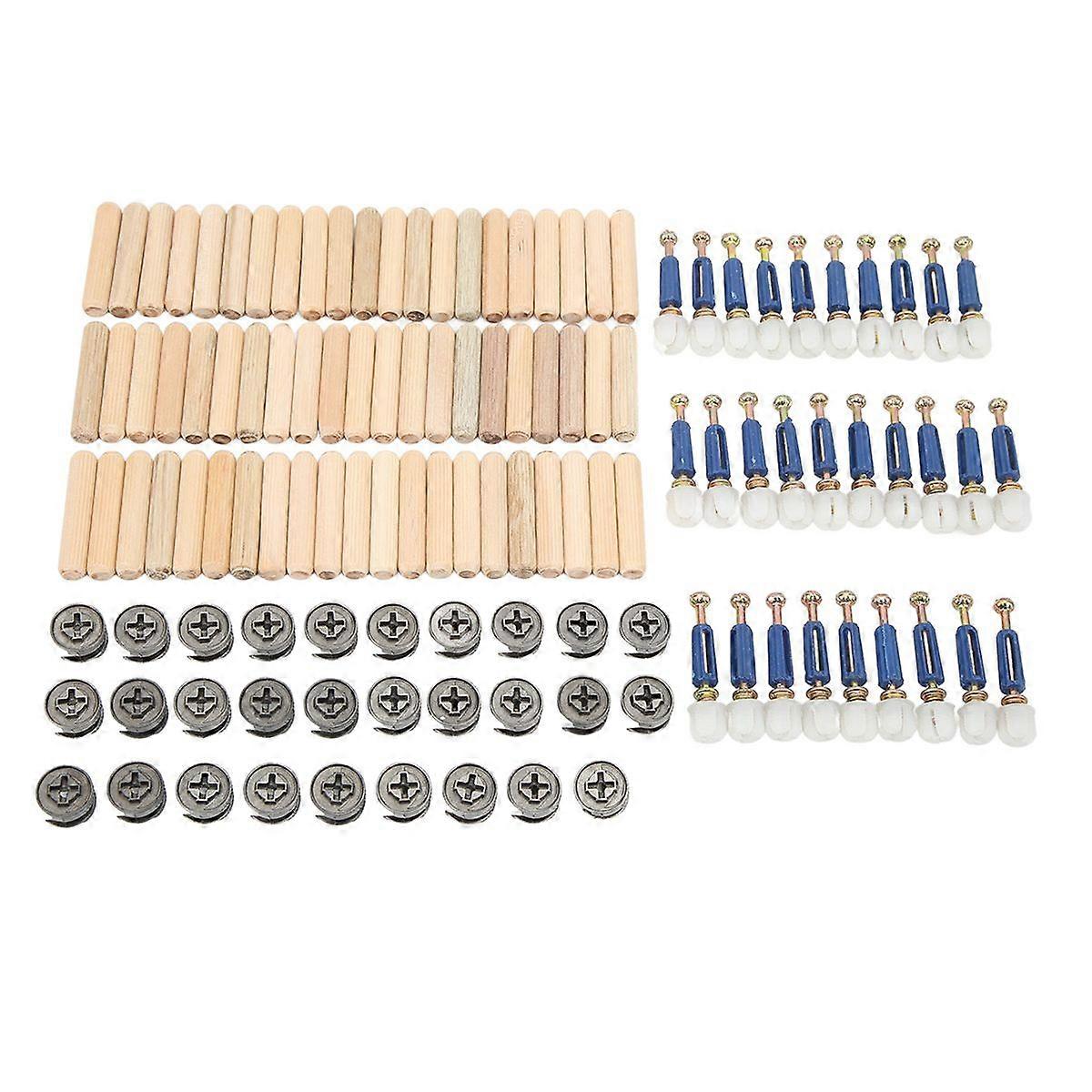 Furniture Connecting Eccentric Wheel 15mm Nut Set