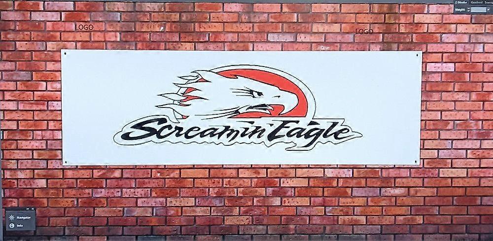 SCREAMIN EAGLE WORKSHOP BANNER VE-690