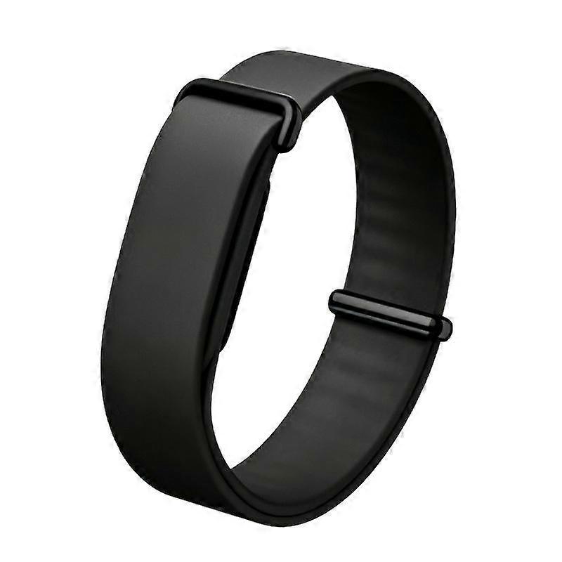 Solid Color PU Leather Loop Watch Band For Google Fitbit Air