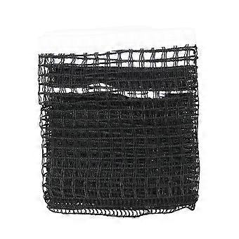 2PCS Filet de remplacement de tennis de table extérieur réutilisable Filet de pong réglementaire en nylon sans poteau (noir, bleu)