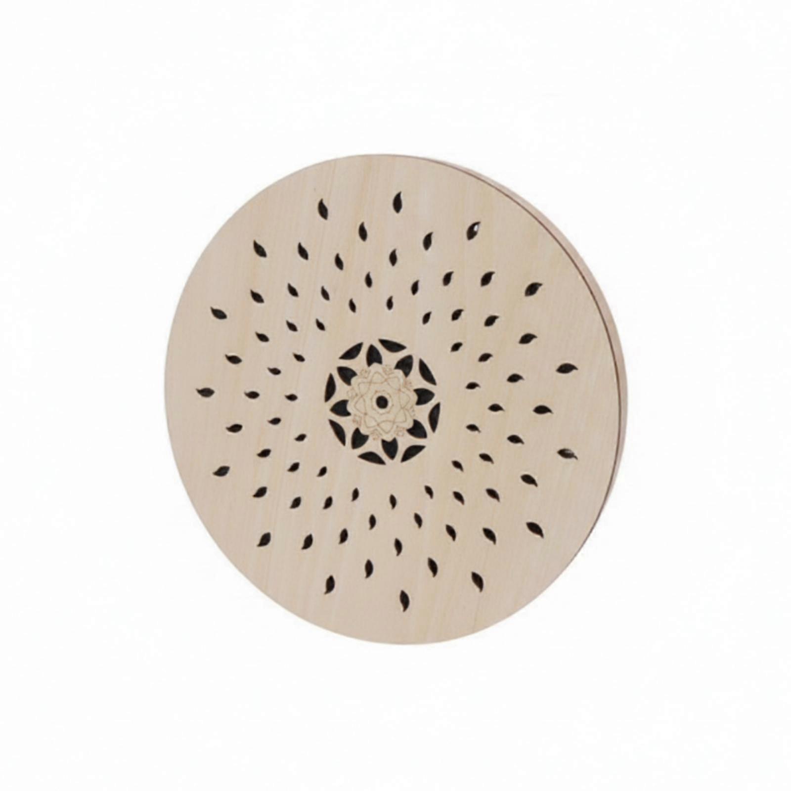 Slit Drum Lightweight Drum with Leaf Patterns Beginner Friendly for Home Decor
