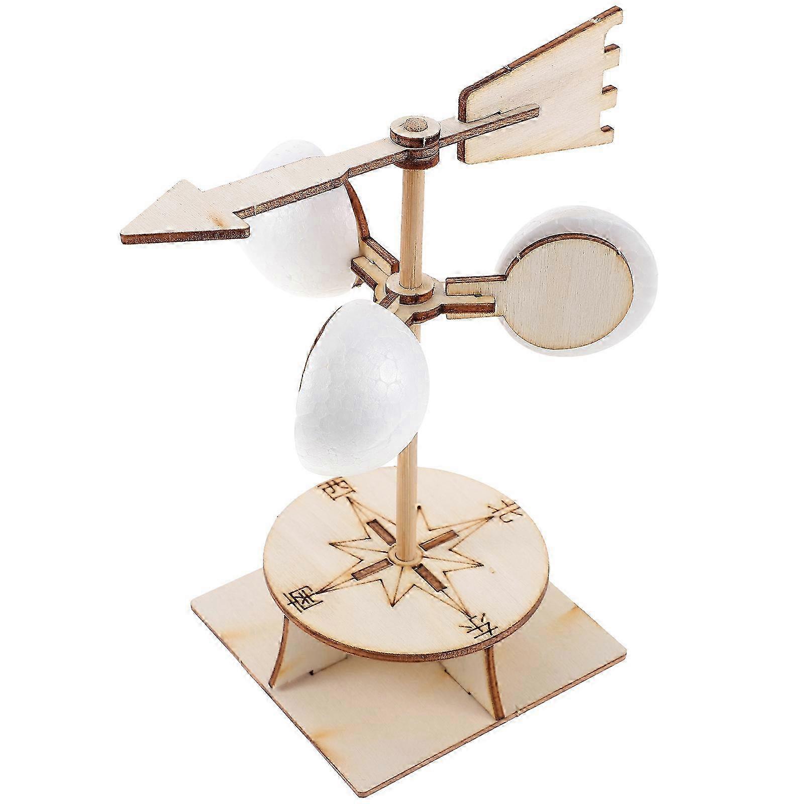 DIY Wind Vane Plaything for Science Educational Assemble Plaything