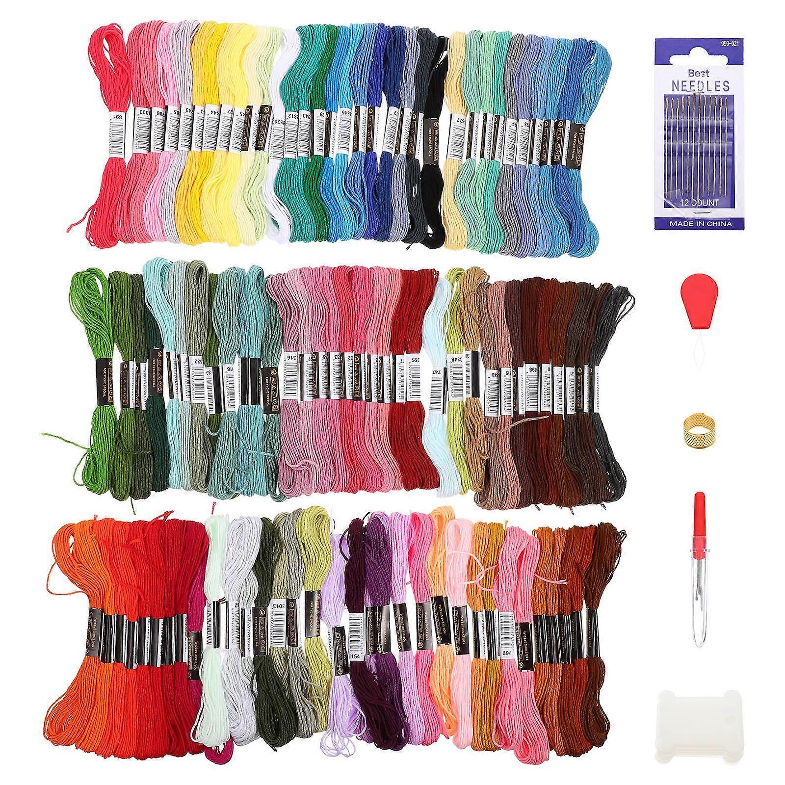 Colored Embroidery Threads Embroidery Kit for DIY Use