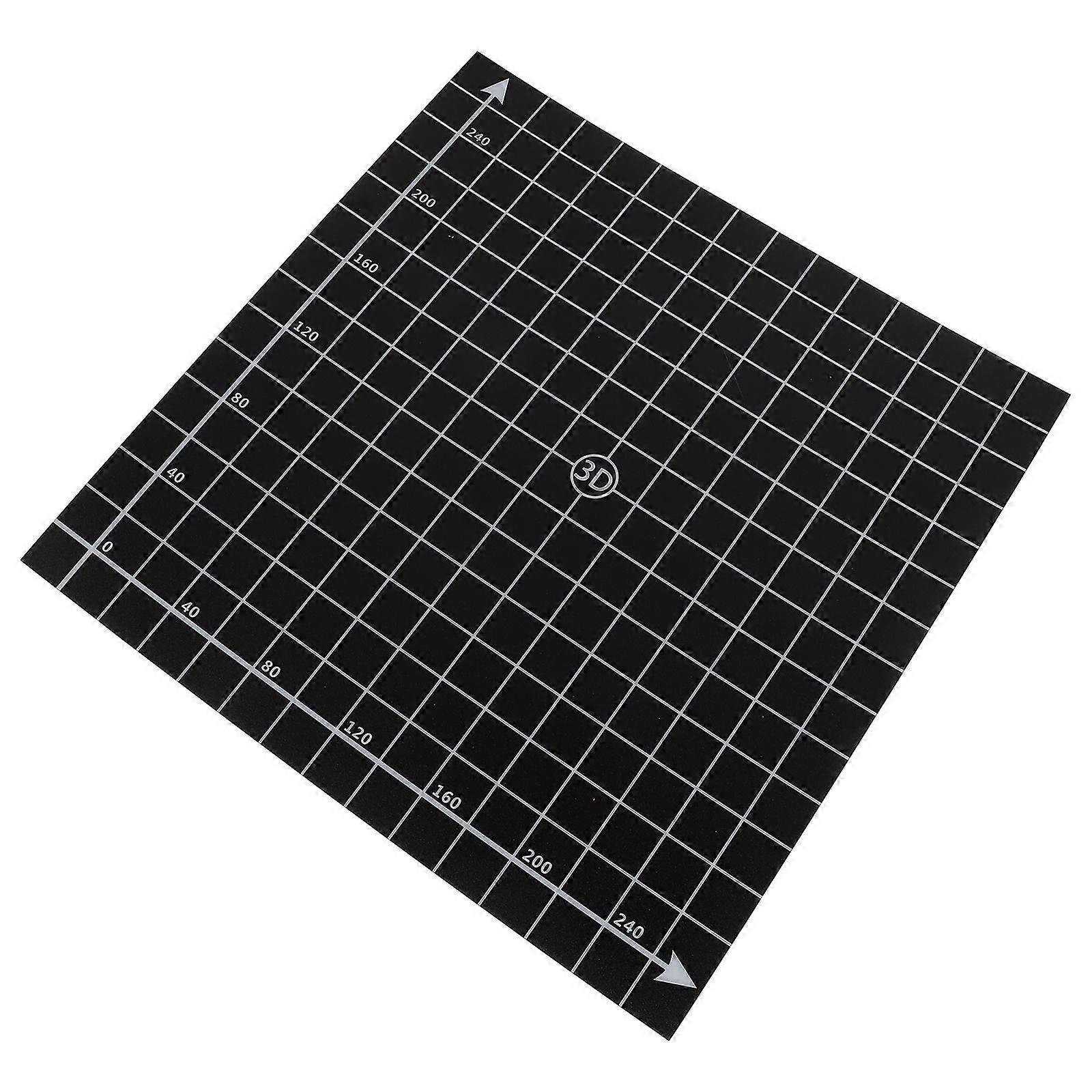 Hot Bed Platform Sticker for 3D Printer 1Pcs Printer Build Sheet Black