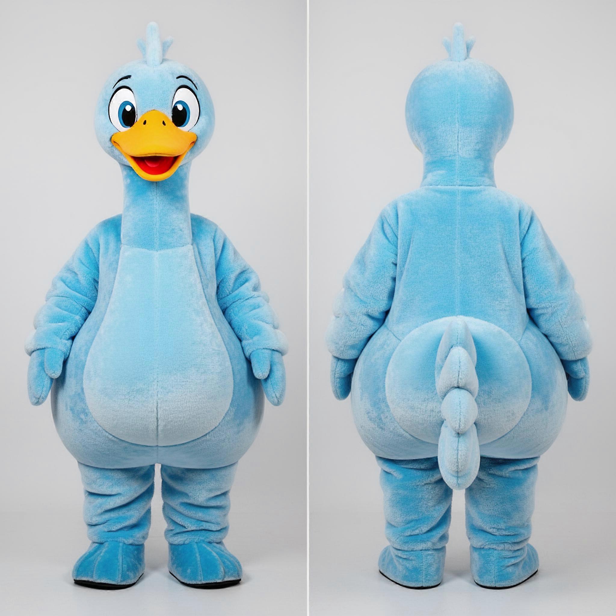 MASTICOT Sky Blue Graceful Swans Mascot