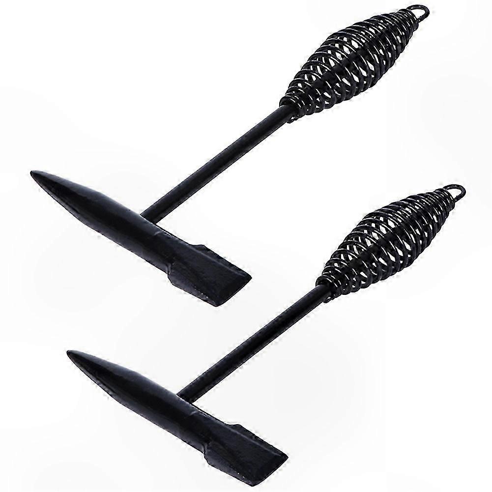 Rust Removal and Slag Tapping 2 PCS Spring Handle Welding Chipping Hammer