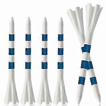 Stable Five-Prong Design Pack of 100 Golf Tees (83mm) for Practice and On-Course Play