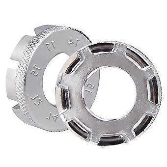 4 Pack Bike Spoke Tool Klucz do szprych rowerowych Kieszonkowe narzędzie 6 w 1 Narzędzie do centrowania obręczy rowerowych Prawidłowe narzędzie z łyżką do opon