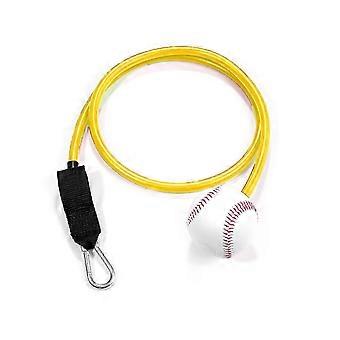 Trainingsband für Jugendliche und Erwachsene, Widerstandsband für Baseball-Übungen, Baseball-Wurfband, Widerstandsband für Baseball-Trainer, Gelb