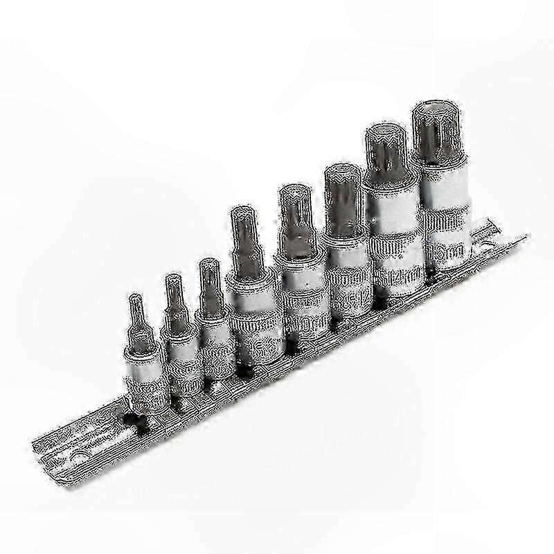 Multi-Tooth XZN Socket Set, 8-Piece Durable Tool Kit compatible with M4-M16 Applications