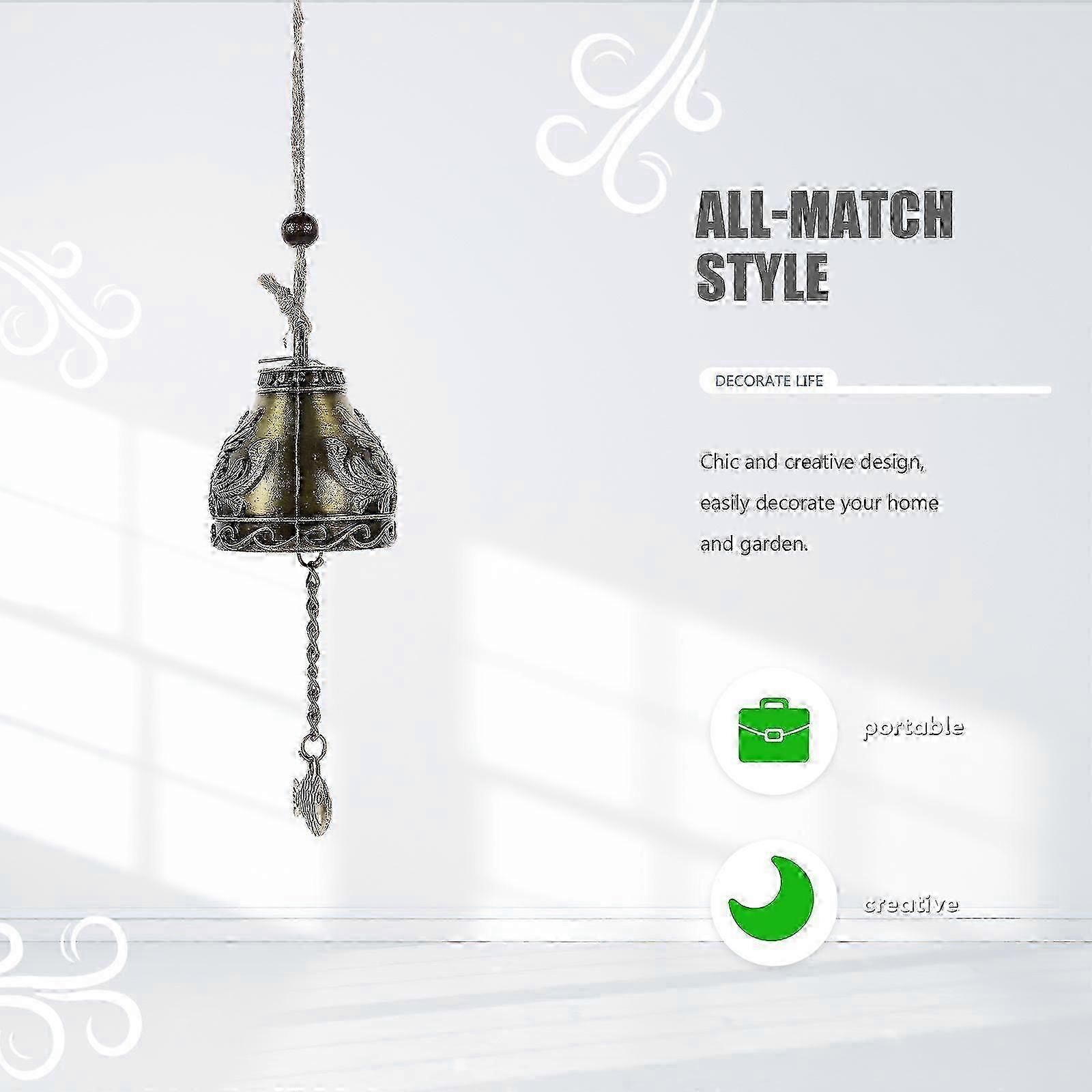 Retro Golden Hanging Bell Set