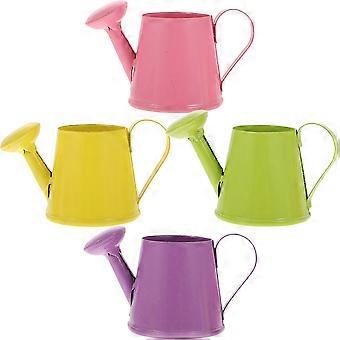 Kids Mini Watering Can for Gardening Use 4Pcs Metal Children Watering Kettle