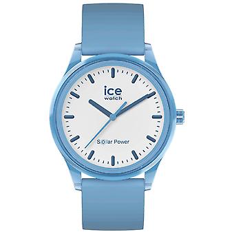 Ice Solar Watch voor analoge quartz mannen met siliconen armband IC017768