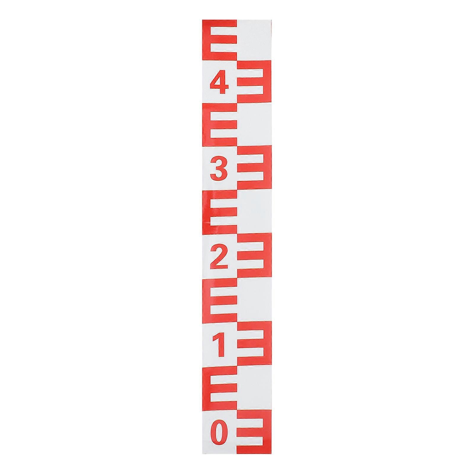 PVC Water Level Ruler Reflective Sticker for Pool 2Pcs