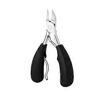Professional Nail Clipper Stainless Steel Cutter for Thick and Ingrown Toenails with NonSlip Grip