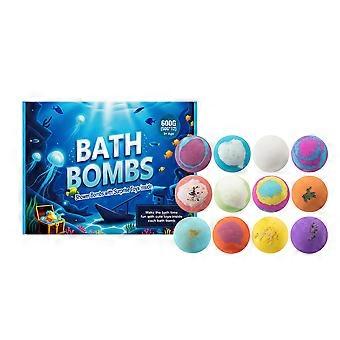 Children's salt bath ball set, gentle care, cleansing body and delicate skin, daily bathing, children's fun bath ball