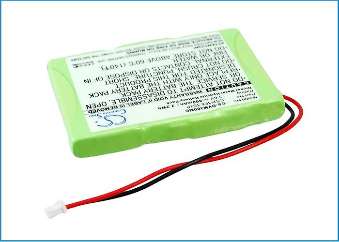 Battery for Digital Ally DVM 500 DVM-RMT 135-0035 CS2/3F6 3S1P CS-DVM300MC 600mA