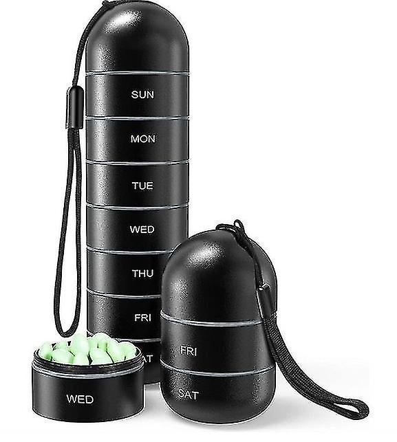 Metal Moisture Proof Weekly Pill Organizer