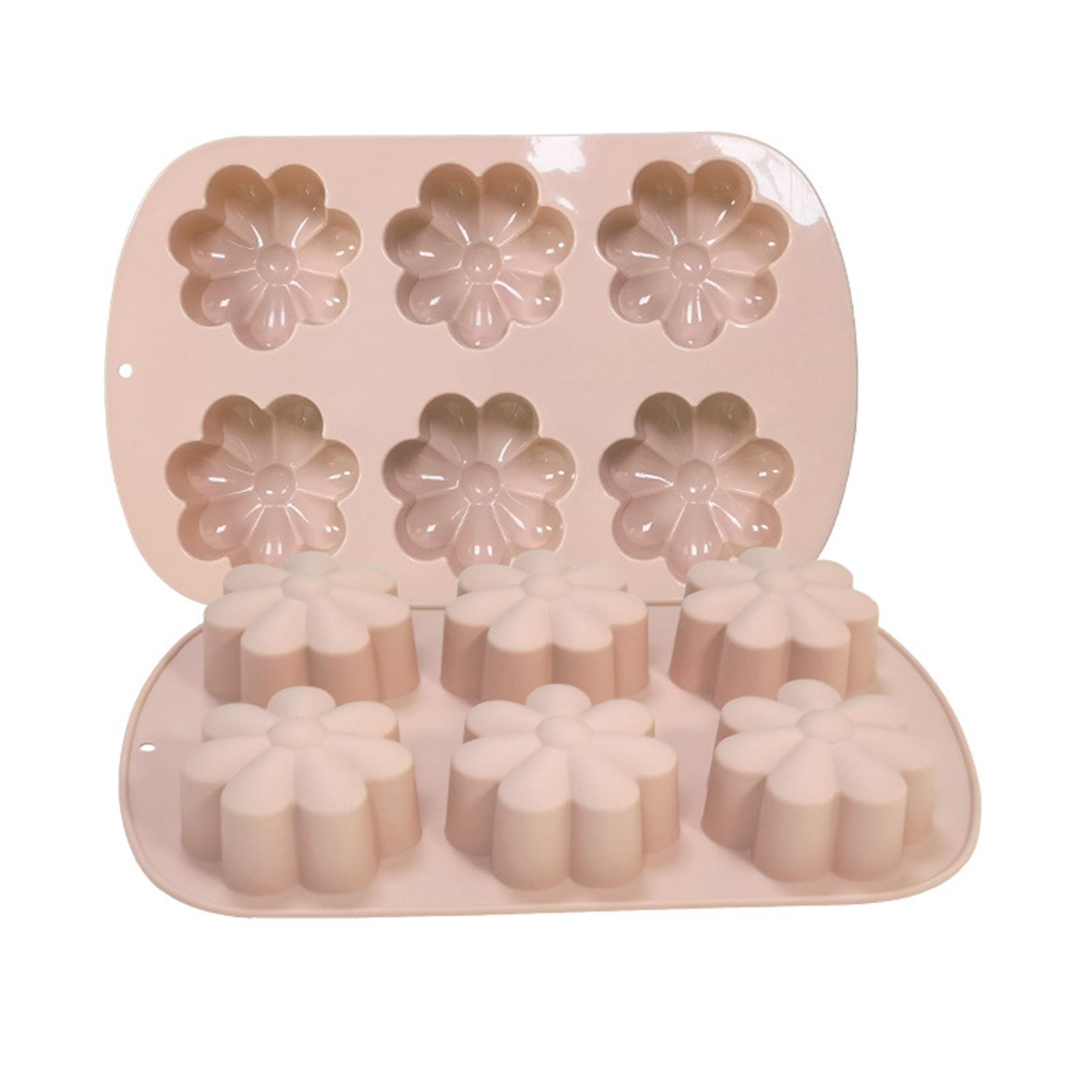 Mousse Cake Silicone Stencil Reusable Flower Shape Mould