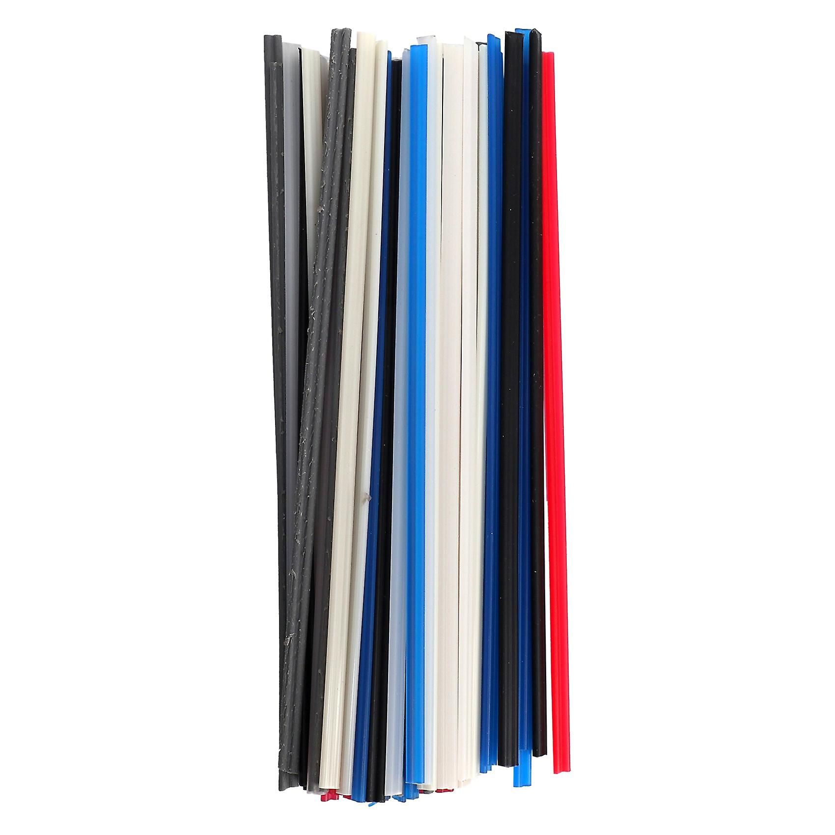 60 Pcs Plastic Welding Rod-PP/PVC/ABS/Plastic Welding Rod Kit, Suitable for Car Bumper Plastic Repa