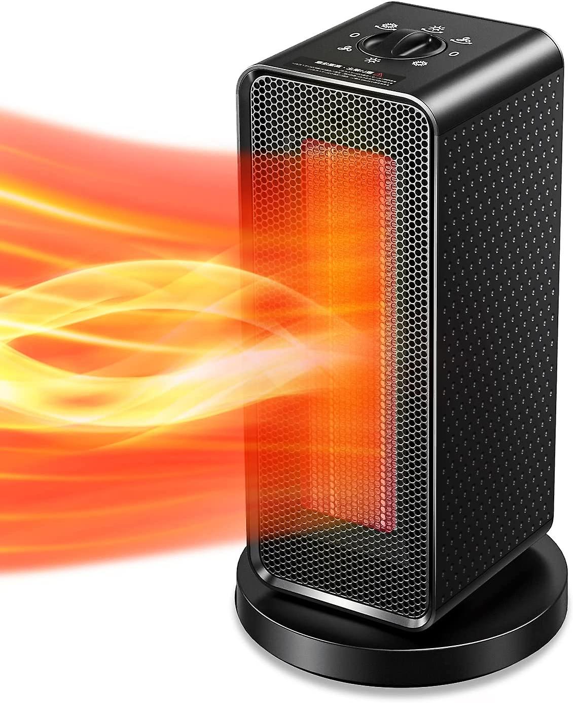 New in 2022,Electric Heater, 1200W PTC Heaters for Home Thermostat & Overheat Protection