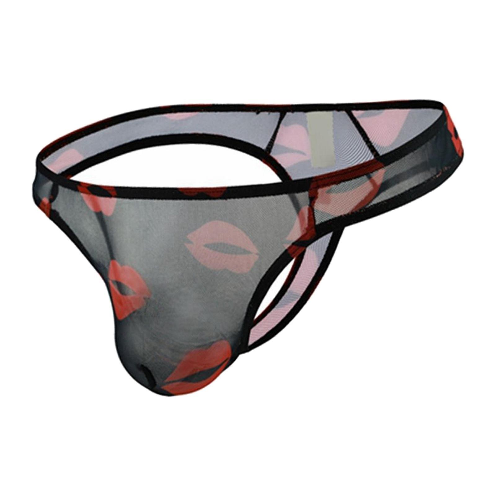 Culotte Homme Respirant Élastique G String Mesh Pochette Séchage Rapide Été