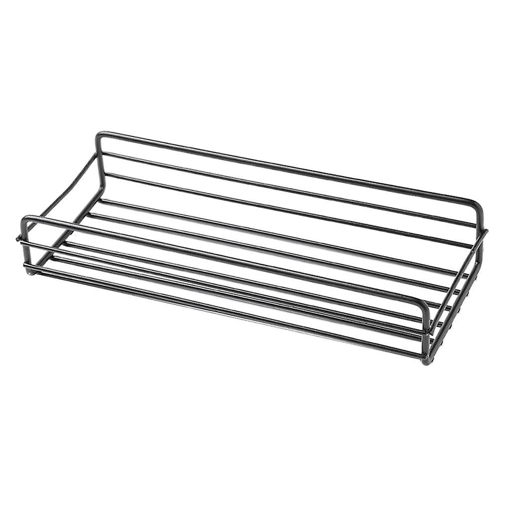 Storage Rack Shelf Wall Decor Kitchen Bathroom Organizer Shower Caddy Black