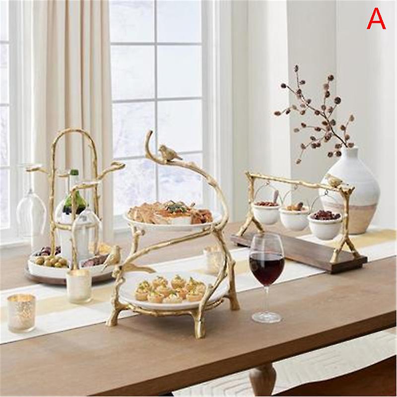 Multi-layer Cake Stand Wedding Party Dessert Table Candy Fruit Plate Cake Tray