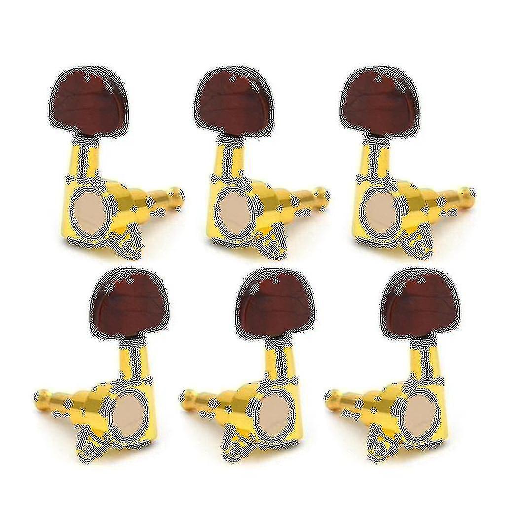 Guitar Locked String Tuners Tuning Peg Key Machine Heads Semicircle Button For Acoustic Electric Gu