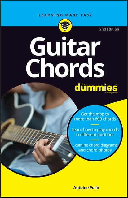 Guitar Chords For Dummies by Antoine Polin Paperback Book