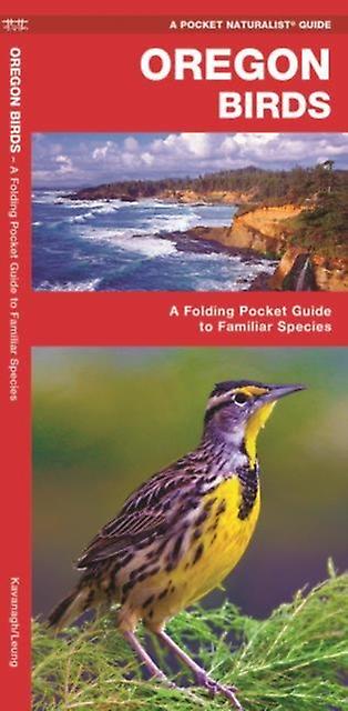 Oregon Birds A Folding Pocket Guide To Familiar Species by James Kavanagh Book
