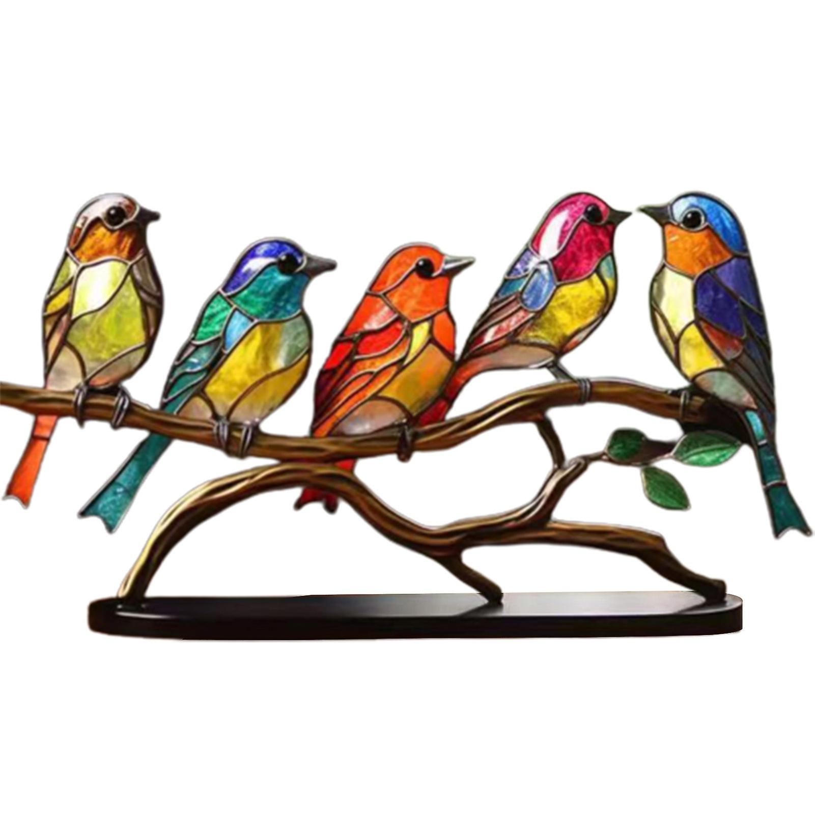Bird Craft Statue Ornaments Table Art Home Room Decoration Suitable For Office Wine Cooler Decor