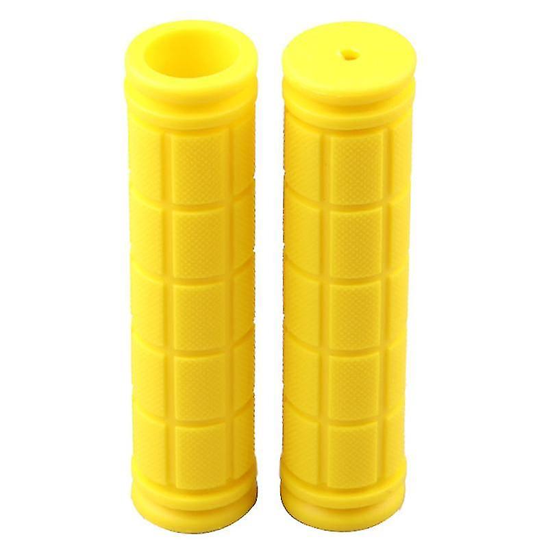 2Pcs/Set Anti-Skid Rubber Bicycle Grips Handlebar Soft Ultralight Grips - Baby Blue