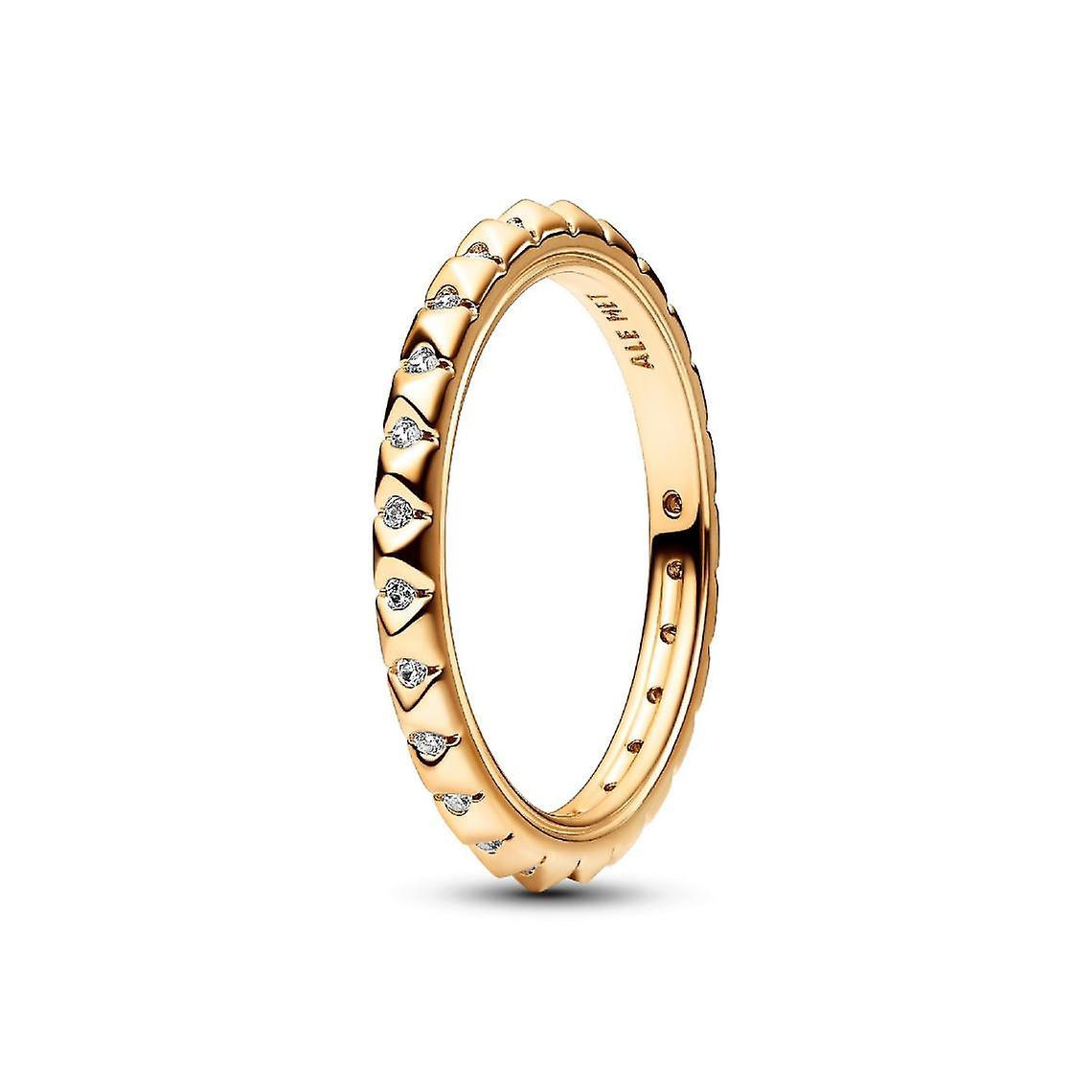 Pandora Me Gylden Pyramide Ring