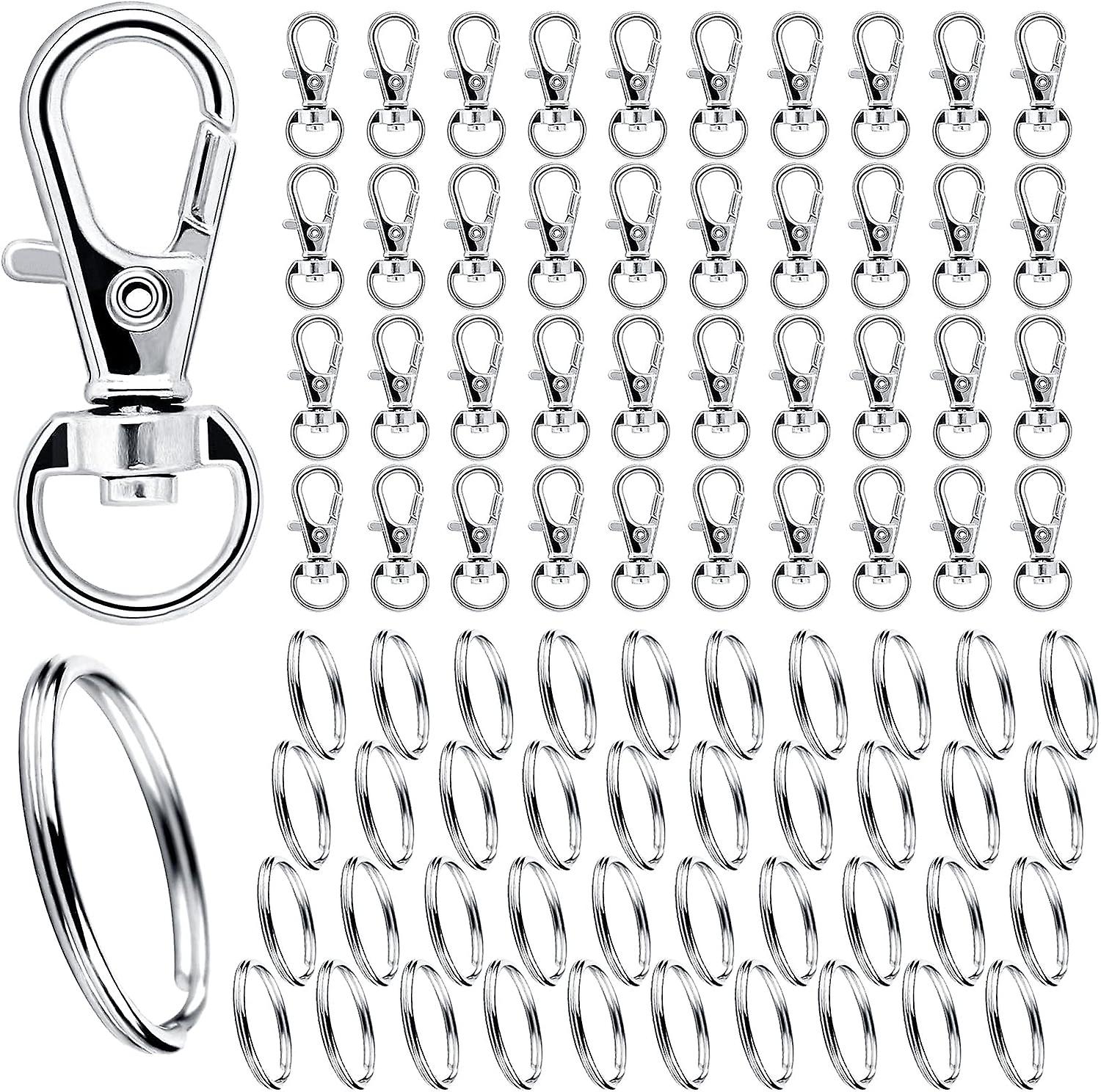 INF 80-pack Keychains and Rings with Carabiner