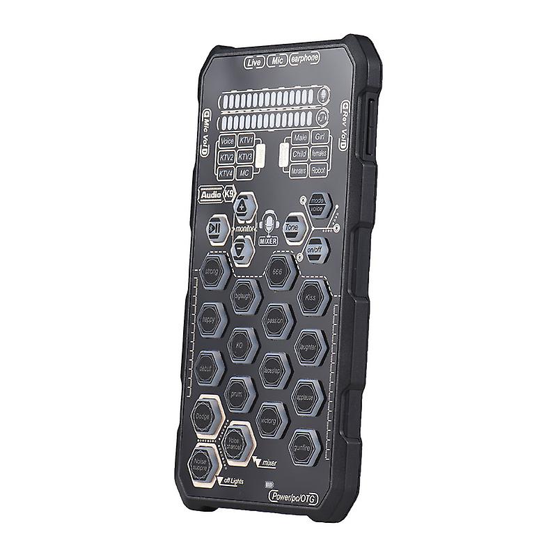 Live Sound Card Handheld Outdoor Portable Dsp Sound Card Effect Device